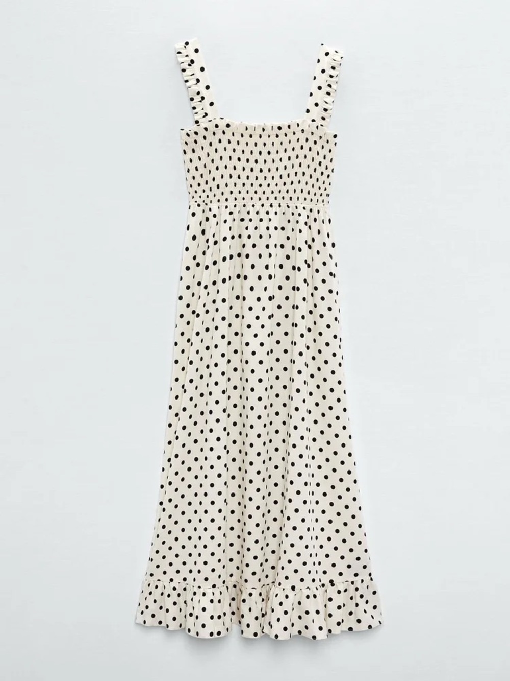 NWT Zara Polka Dot Maxi Dress